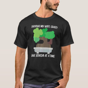 Cool Bonsai For Men Dad Boys Tree Plant Garden T-Shirt