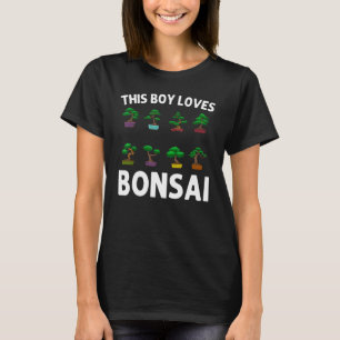 Cool Bonsai Tree For Boys Kids Plant Lady Japanese T-Shirt