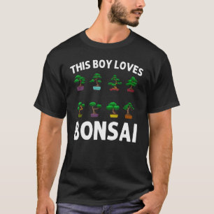 Cool Bonsai Tree For Boys Kids Plant Lady Japanese T-Shirt