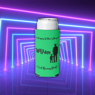 Cool Bonus Dad Happy Father's Day   Seltzer Can Cooler