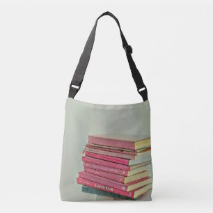 Cool book lover gift crossbody bag