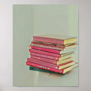 Cool book lover gift poster