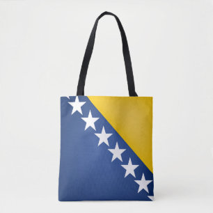 Cool Bosnia And Herzegovina Flag Fashion Tote Bag