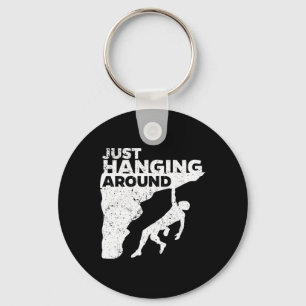 Cool Boulder Bouldering Mountain Climbing Fan Key Ring