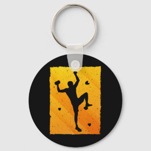 Cool Bouldering For Men Women Boulderer Mountain C Key Ring
