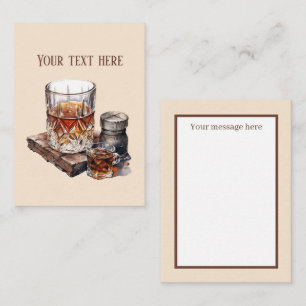 Cool Bourbon add message Card