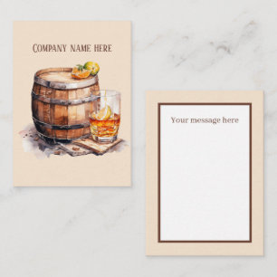 Cool Bourbon add message Card