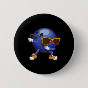 Cool Bowling Art For Men Women Boys Kid Bowling Lo 6 Cm Round Badge