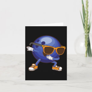 Cool Bowling Art For Men Women Boys Kid Bowling Lo Card