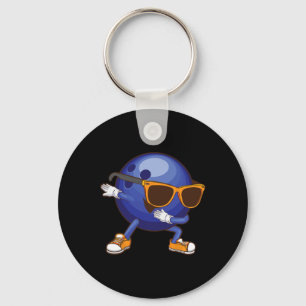 Cool Bowling Art For Men Women Boys Kid Bowling Lo Key Ring