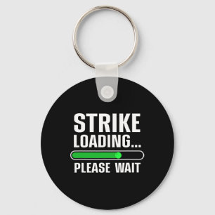 Cool Bowling Art For Men Women Kids Bowler Bowling Key Ring