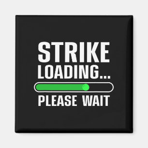Cool Bowling Art For Men Women Kids Bowler Bowling Magnet