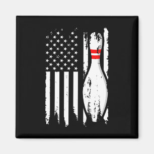 Cool Bowling Design For Men Women Bowler Bowling P Magnet