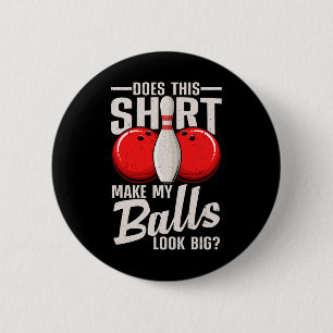 Cool Bowling Design For Men Women Bowling Ll Sport 6 Cm Round Badge