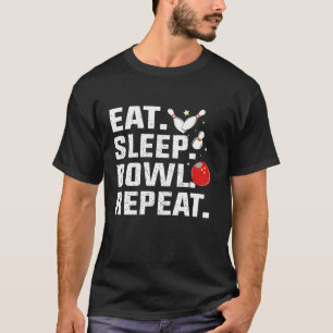 Cool Bowling For Men Women Bowling League Team Spo T-Shirt