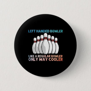 Cool Bowling For Men Women Bowling Team Sports Lea 6 Cm Round Badge