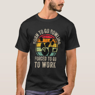 Cool Bowling Game Graphic Bowling Ball Sport Men W T-Shirt