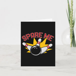 Cool Bowling Novelty For Men Women Bowling Team Ga Card