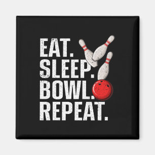Cool Bowling Novelty For Men Women Bowling Team Ga Magnet