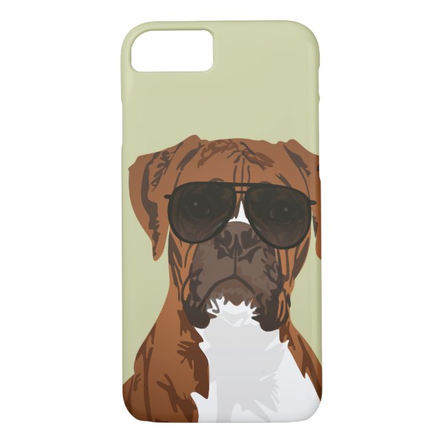 Cool Boxer Dog for Dog Lovers Phone Case (Back)