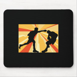 Cool Boxing, Mma, Kickboxing Cross Punch Mouse Pad