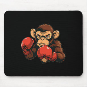 Cool Boxing Monkey Costume Mouse Pad