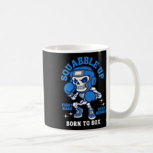Cool Boxing Sketelton Gym Sparing Squabble Up Coffee Mug
