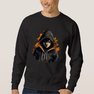 Cool Boy Face Sweatshirt