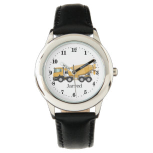 cool boys cement mixer construction watch