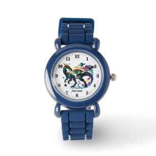 Cool Boys Cosmic Dinosaur add name Watch