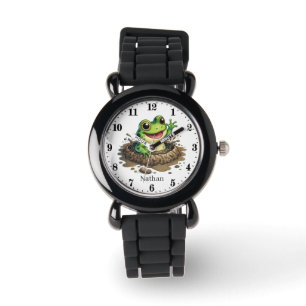 Cool boys frog lovers add name watch
