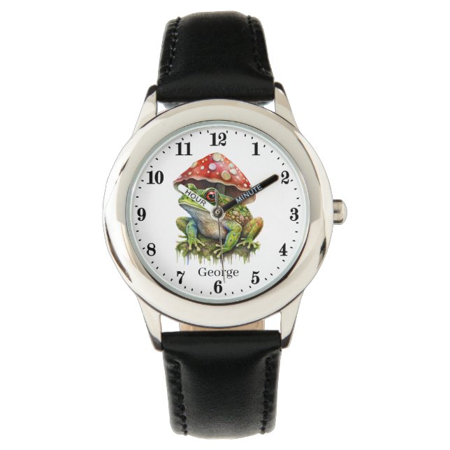 Cool boys frog lovers add name watch (Front)