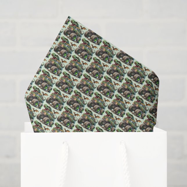 Cool boys monster truck tissue paper (Gift Bag)