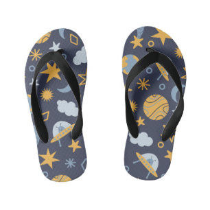 cool boys space lovers  kid's thongs