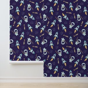 Cool boys tiled space lovers wallpaper
