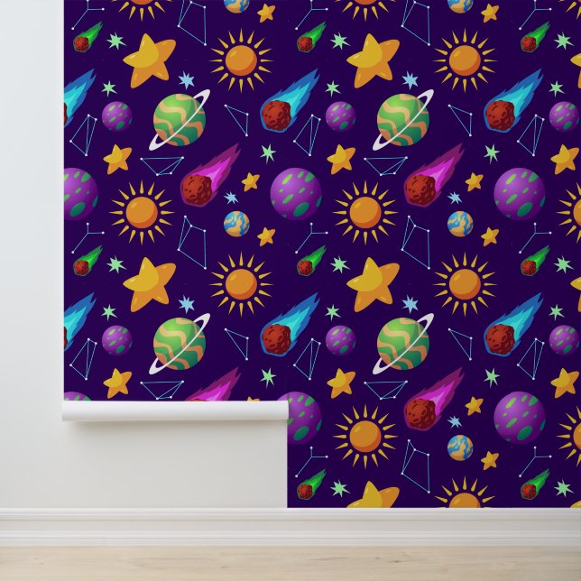 Cool boys tiled space lovers  wallpaper (Application)