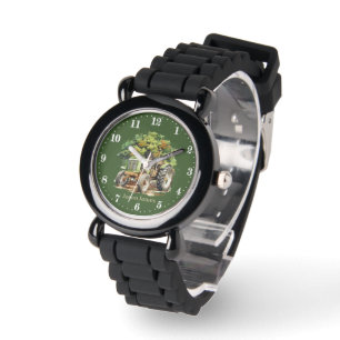 Cool boys Tractor lovers add name Watch