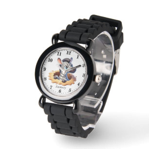 Cool boys zebra add name watch