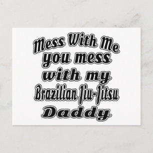 Cool Brazilian Jiu-Jitsu Designs Postcard