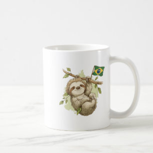 Cool Brazilian Sloth Costume For Boys And Girls  Coffee Mug
