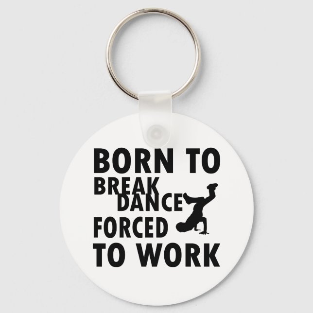Cool Breakdance Designs Key Ring (Front)