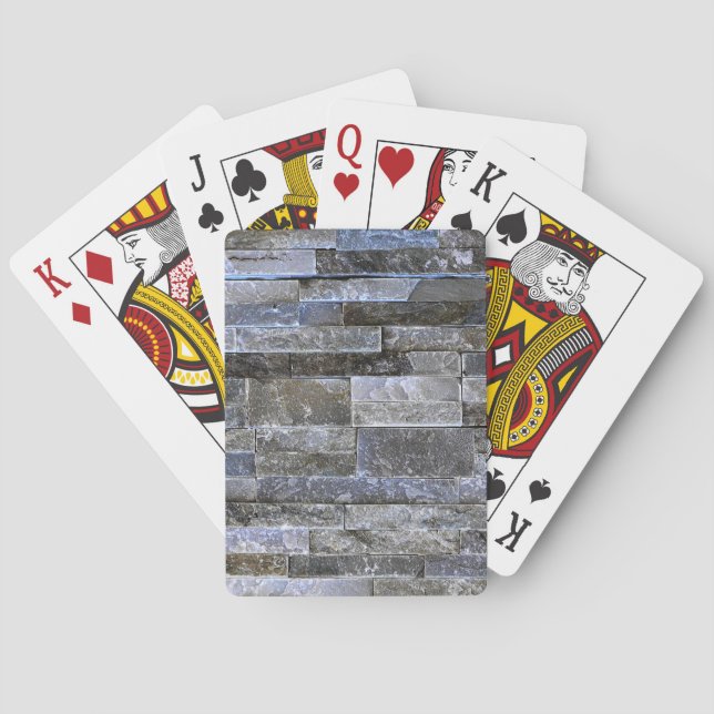 Cool Brick Wall Texture Playing Cards (Back)