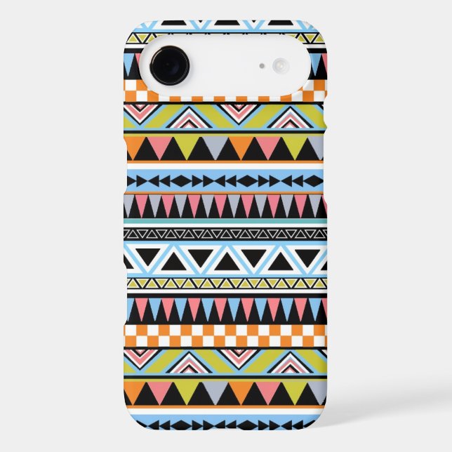 Cool Bright aztec Andes Pattern iPhone 4 Case (Back)