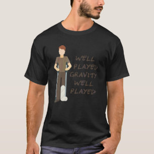 Cool Broken Leg For Kids Gravity Gag Broke Bone T-Shirt