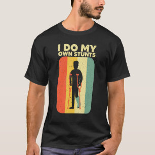 Cool Broken Leg For Men Women Broken Leg Ankle Foo T-Shirt
