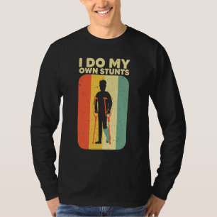 Cool Broken Leg For Men Women Broken Leg Ankle Foo T-Shirt