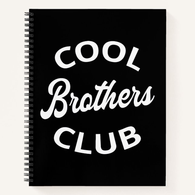 Cool Brothers Club I Notebook (Front)