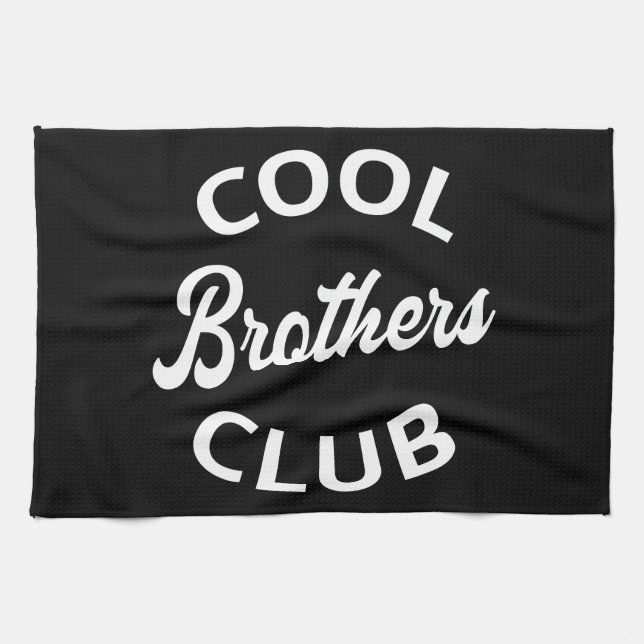 Cool Brothers Club I Tea Towel (Horizontal)