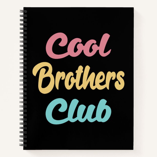 Cool Brothers Club II Notebook (Front)