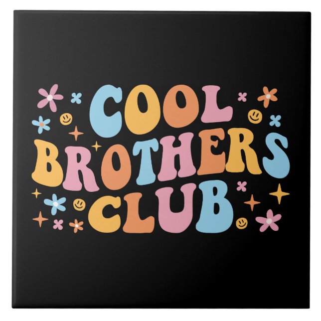 Cool Brothers Club III Ceramic Tile (Front)